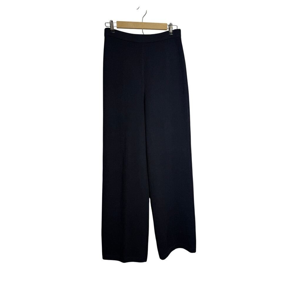 St. John Collection Dark Navy Santana Knit Pants Women's Sz. 6